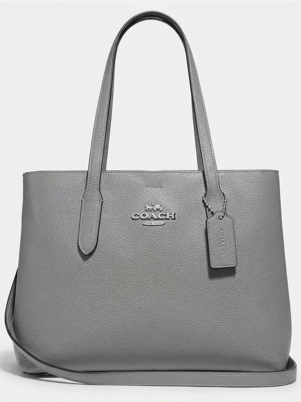 Coach 2019 NWOT Avenue Carryall Tote Bag (F48733) Grey with crossbody strap